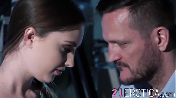 Young babe Lena Reif sucking and fucking big dick