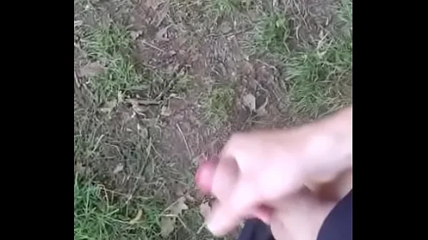 jerk off outdoors