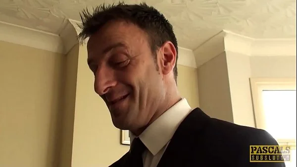 PASCALSSUBSLUTS - Redhead Sabrina Jay dicked hard in bondage