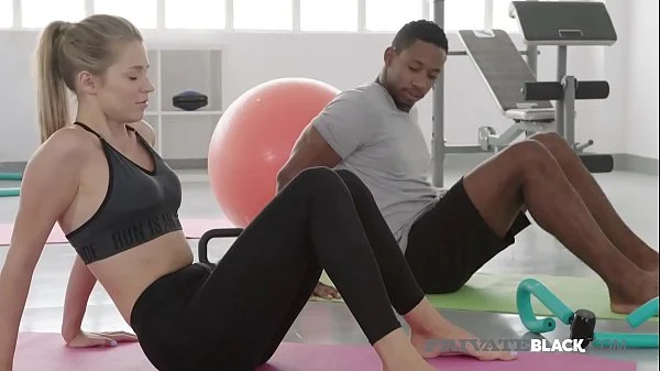 PrivateBlack - Yoga Babe Mary Kalisy Gets Face & Pussy Fucked By Black Cock
