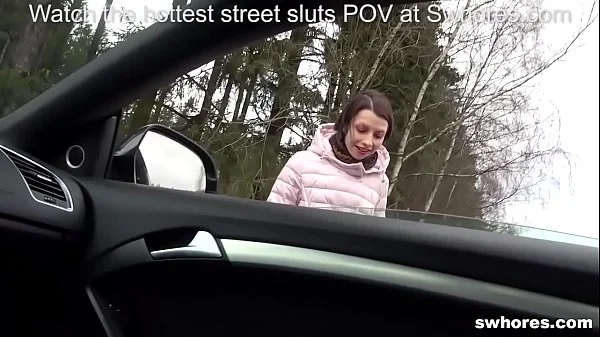 Real amateur milf prostitute loves the taste of hot cum