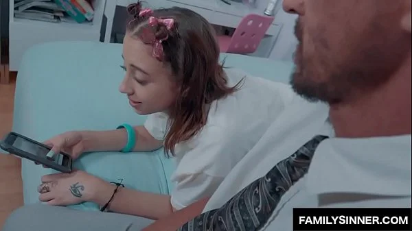 Naughty stepdaughter seduce father