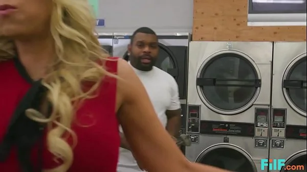 FILF - MILF Katie Morgan Takes Multiple Loads At The Laundromat