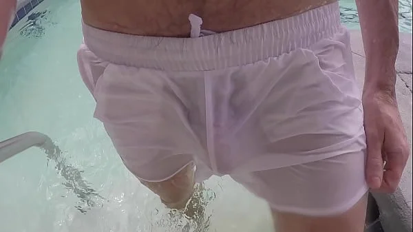 XnxxJohn pool boy see thru