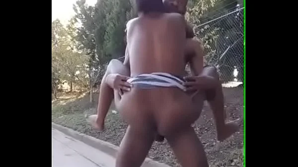 Nigeria guy fucking outdoor