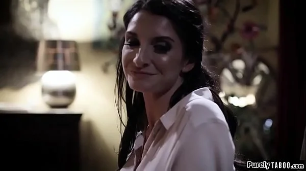 Teen fucked by new fosters and licks gf