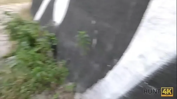 HUNT4K. Public sex for money helps cuckold return his money back
