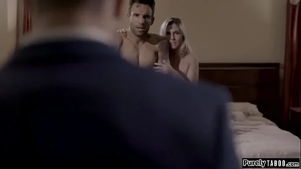 Busty wife cheats with husbands coworker