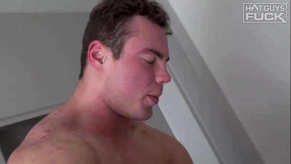 Muscle Jock Loses Virginity to Sexy Ass Red Head.