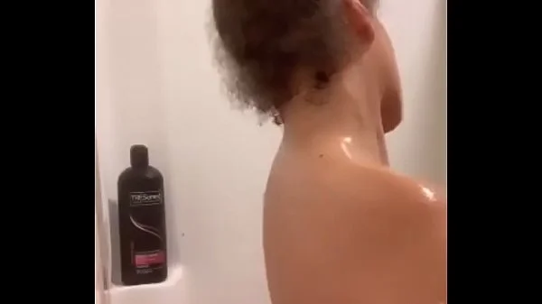 Redbone lightskin huge tits big tits pierced periscope selfie shower