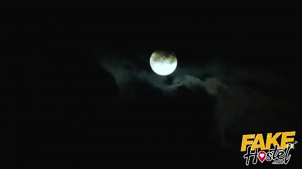 Fake Hostel Couple have anal sex before squirting orgasm