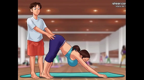 Gorgeous threesome with a horny milf l My sexiest gameplay moments l Summertime Saga[v0182] l Part 20