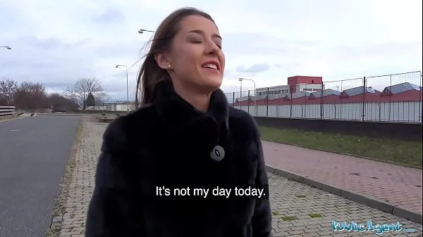 Public Agent Sexy Sybil Kailena gets her hot mouth filled with cum