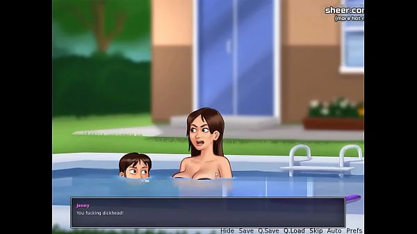 Hot stepsister fucked underwater and successfully impregnated l My sexiest gameplay moments l Summertime Saga[v0185] l Part 25
