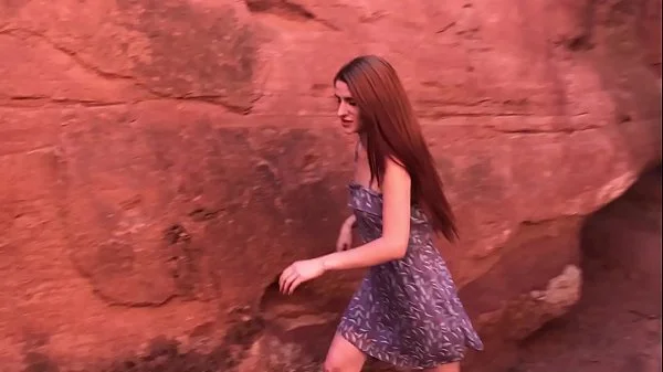 Redhead Sucks Uncircumcised Cock In Public
