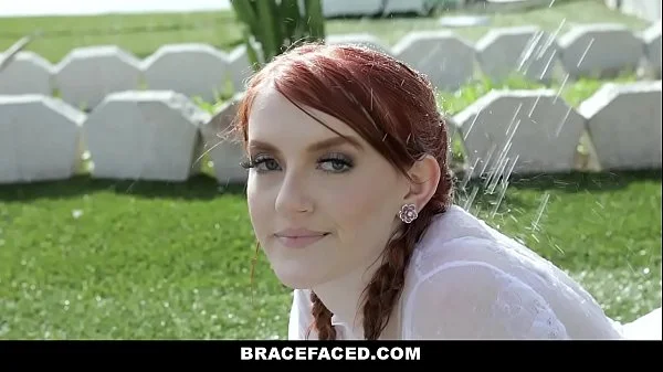 BraceFaced - Cute Ginger Teen (Krystal Orchid) Gets A MouthFul Of Hot Spunk