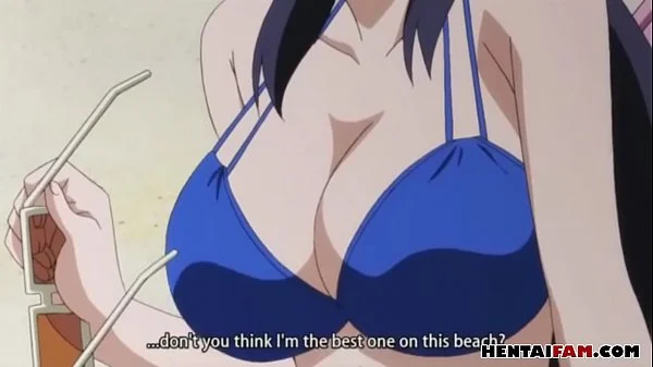 a really hot day in the beach - Hentai