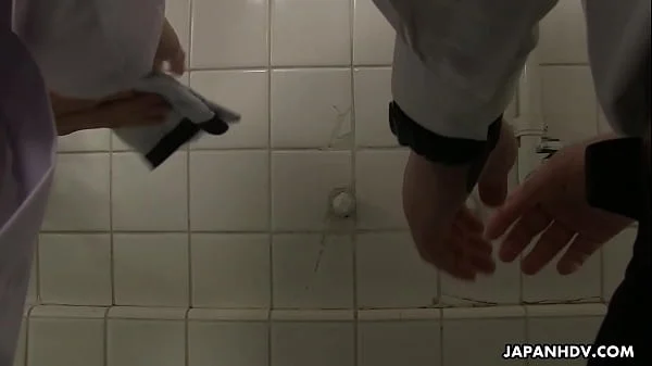 Japanese student, Sayaka Aishiro gives blowjobs to her professor, uncensored