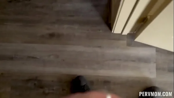 Stepmom and stepsis twerking their asses over Ikes rock hard cock