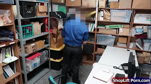 Hot ebony sucks and fucked by LP officer