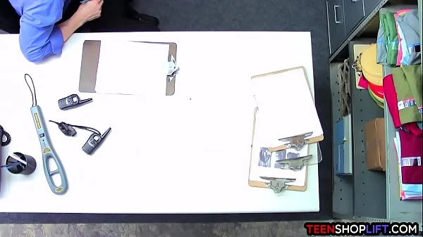 MILF stepmom saves her stealing teen from going to jail