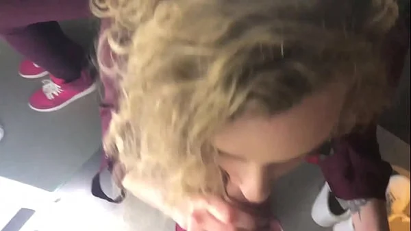 PUBLIC SEX--AMATEUR TEEN ANGEL EMILY BLOWJOB AND FUCKING IN CHANGING ROOM