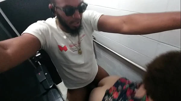 Thick slut fucking me in Park bathroom