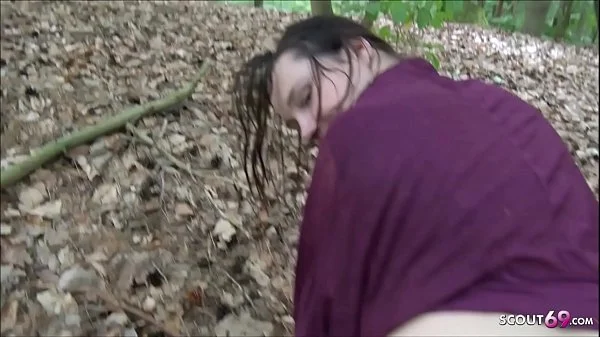 Berliner Strassen Nutte im Park von Schwarzen gefickt - German Interracial