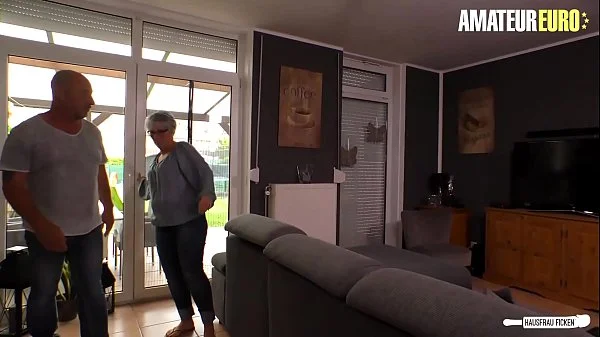 AMATEUR EURO - Horny German Granny Brigitte T. Fucks With Plumber