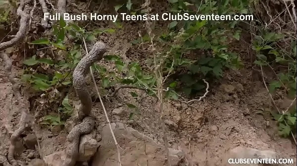 Starved Hippie Eats Nina Ole's Hairy Pussy in Nature