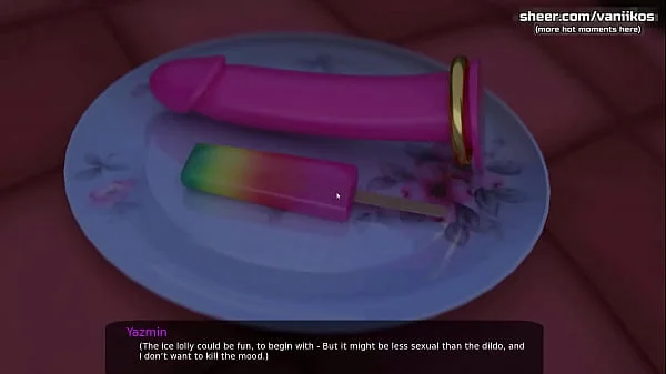 Hot underwater blowjob deepthroat from a gorgeous black-haired milf with a big ass and nice tits l My sexiest gameplay moments l Milfy City l Part #17