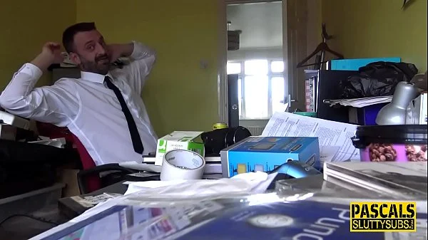 Throated milf sub bound