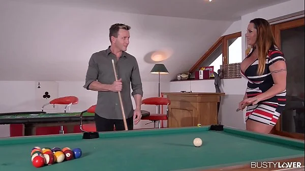 Busty lovers go nuts when Laura Orsolya gets titty fucked balls deep