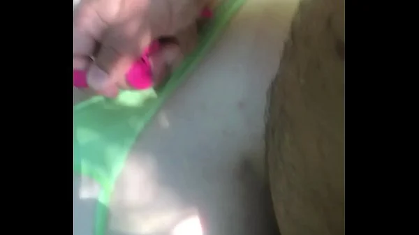 At the end of the day on the beach his step moth sucks his dick and gets fucked with he