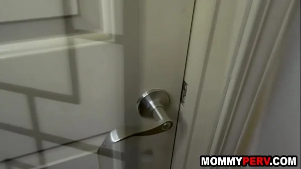 stepsister sneaks into room while her stepbrother fucks stepmom