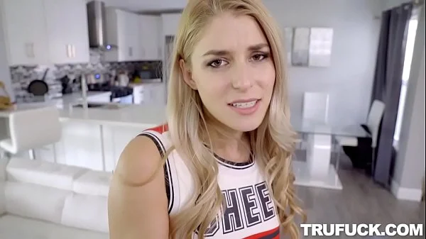 Mackenzie Moss, Nikki Peach In Cheer Tryouts