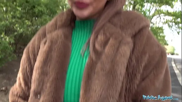 Public Agent Anna Polina gets her perfect boobs out for a fucking