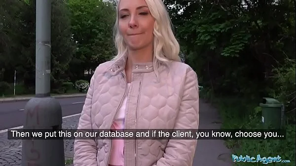 Public Agent Horny tourist Helena Moeller is hungry for Czech cock