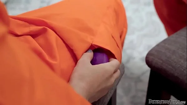 Detention center admin finds a remote vibrator in teen