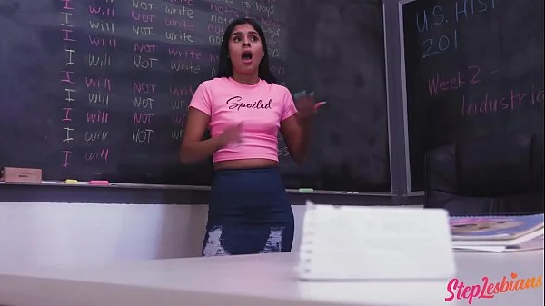 StepLesbians - Stepmom Punishes Her Naughty Stepdaughter