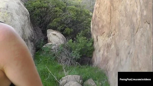 Redhead Traveler Penny Pax Pounded By Big Cock Outdoors!