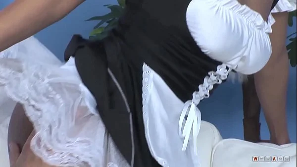 French Maid Fucked by the Perv Boss and Cumshooted