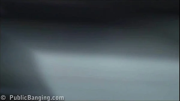 A big natural breasted brunette in public street bus stop threesome orgy gang bang with 2 hung guys with big dicks fucking her with a blowjob and vaginal pussy sex action in front of all the car, bus, and truck drivers and people walking on the street