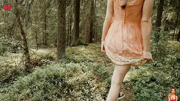 Forest Quickie with Horny Teen - Public Sex MV