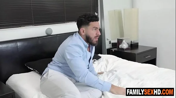 Horny stepsis begs her stepbrother to fuck her during quarantine - taboo porn