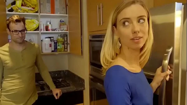 Step daughter take care her step dad behind her step mom full video