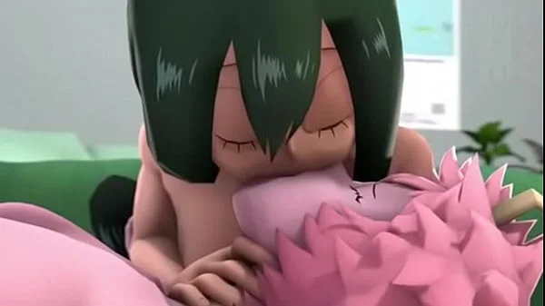 Tsu french kisses Mina (greatm8)