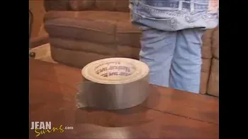 Duct Tape Anal Creampie