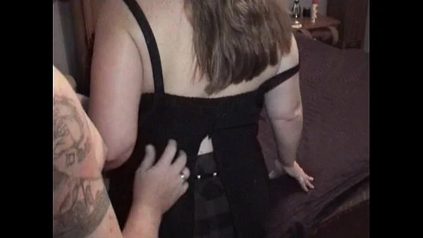 Hot BBW wife in shortskirt