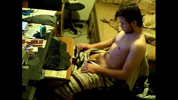 After shower jerkoff.